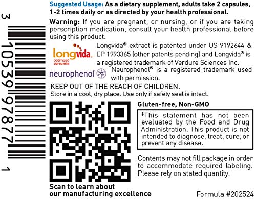 Close-up of Longvida Optimized Curcumin capsule