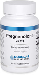 Front view of Douglas Laboratories Pregnenolone 25 mg tablets