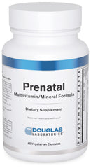 Douglas Laboratories Prenatal bottle - 60 capsules, front view