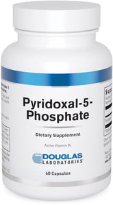 Douglas Laboratories Pyridoxal-5-Phosphate 50 mg bottle and capsules