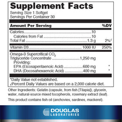 EPA and DHA omega-3 fatty acids illustration