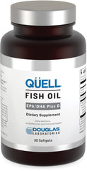 Quell Fish Oil bottle with label