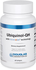 Front label of Douglas Laboratories Ubiquinol-QH bottle