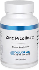 Douglas Laboratories Zinc Picolinate 50 mg capsules bottle label