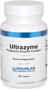 Douglas Laboratories Ultrazyme bottle with 180 tablets
