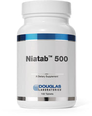 Douglas Laboratories Niatab 500 bottle label