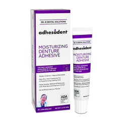 Dr. B Adhesadent moisturizing denture adhesive tube 2.4 oz