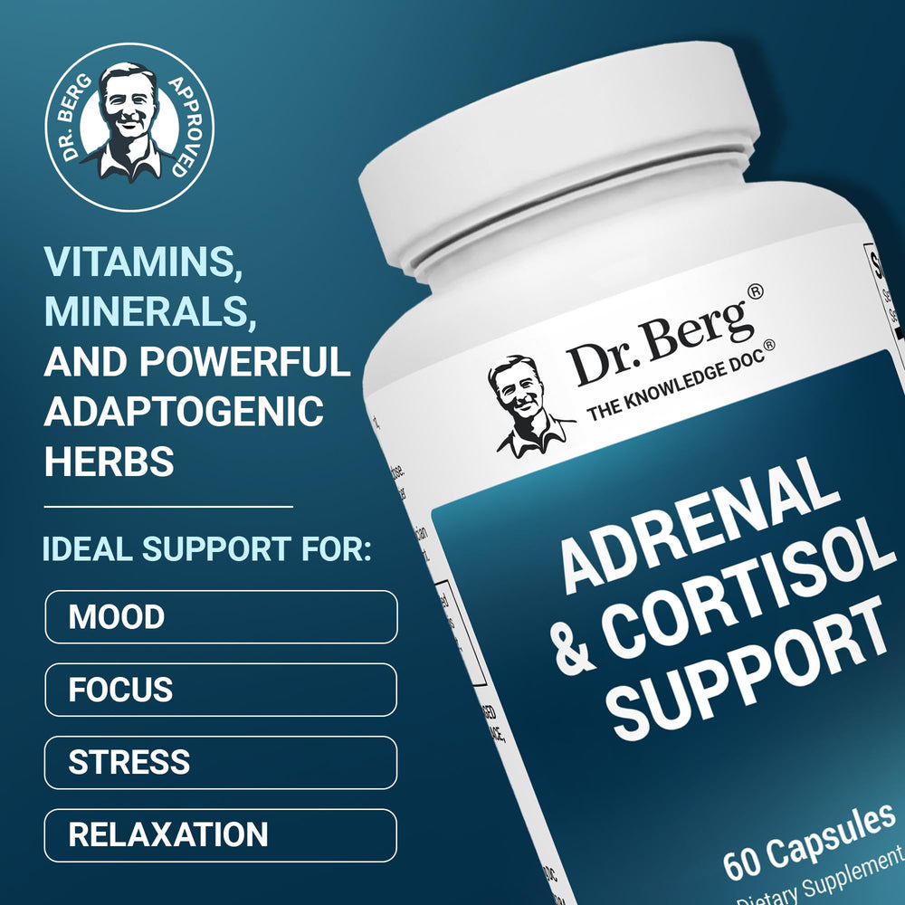 Close-up of Adrenal & Cortisol Capsules