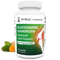 Dr. Berg Glucosamine Chondroitin MSM Turmeric & Boswellia bottle front
