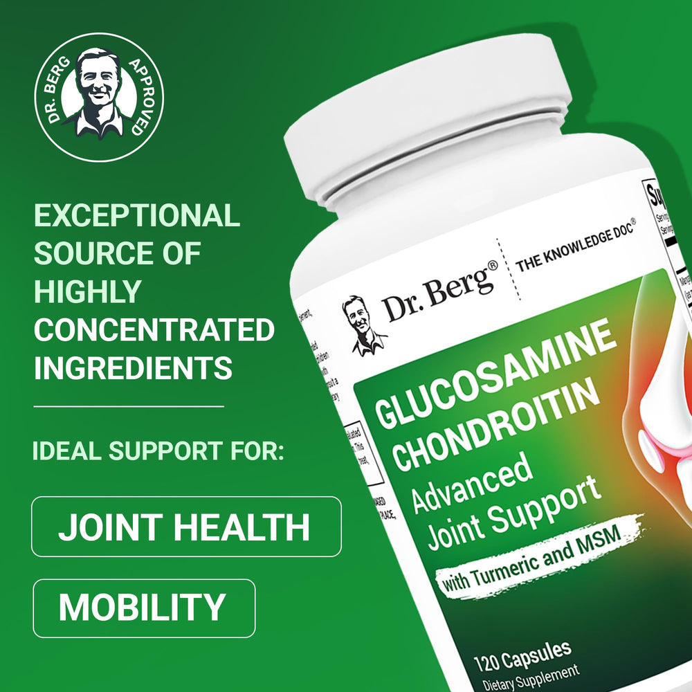 Close-up of label highlighting 150 mg chondroitin sulfate per serving