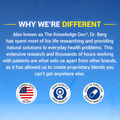 Dr. Berg lab-tested USA-quality formulation you can trust
