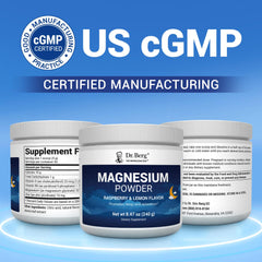 Product packaging highlighting sugar-free magnesium formula