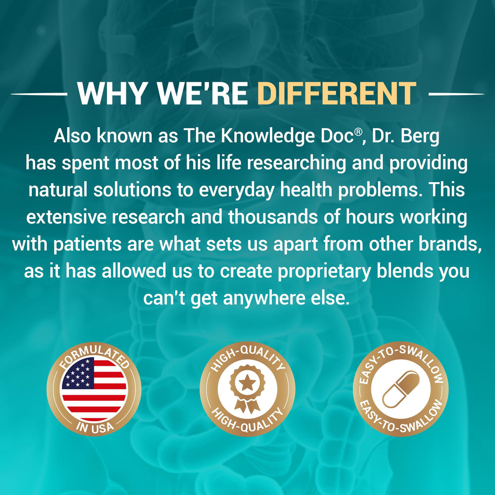 Dr. Berg TUDCA supports digestive comfort and bile flow.