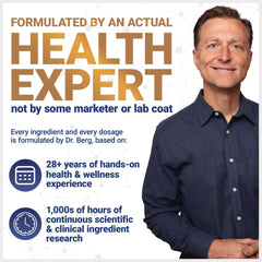 Dr. Berg ingredients include vitamin D3 vitamin B6 and zinc