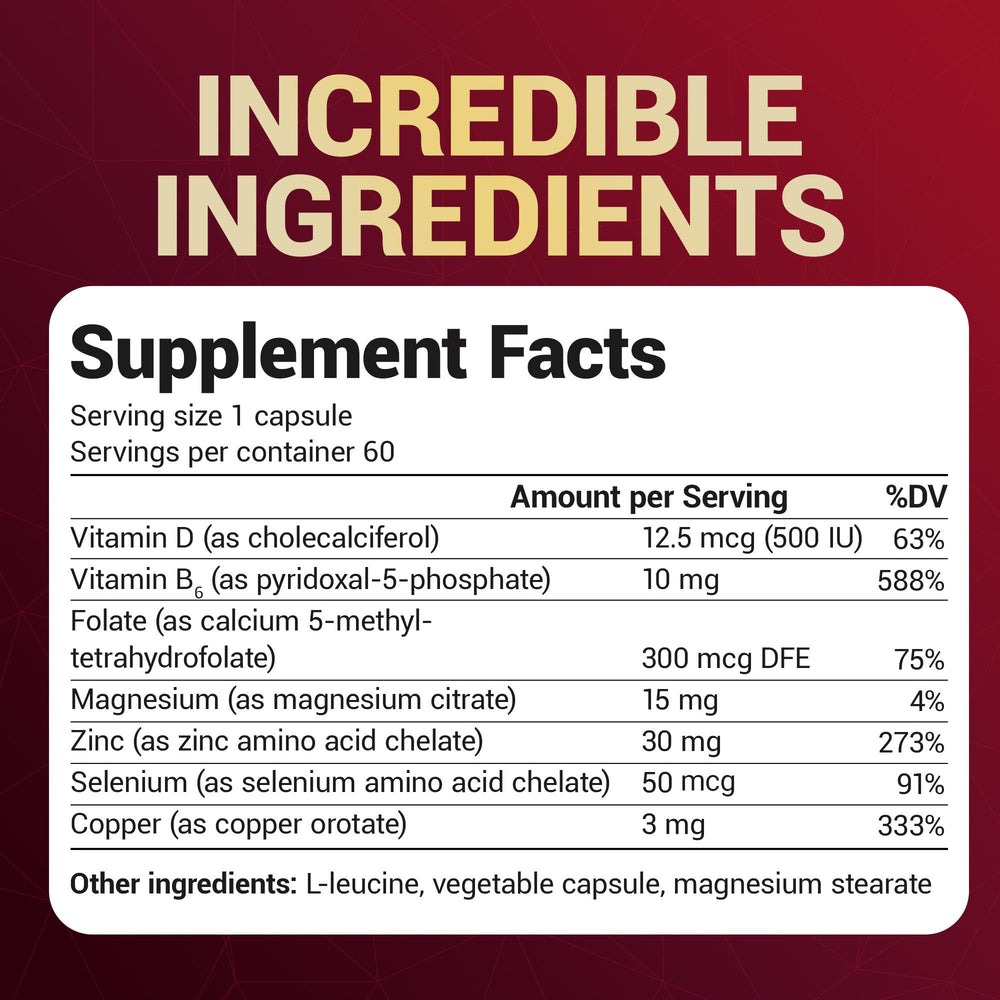 Immune support concept with vitamins and minerals