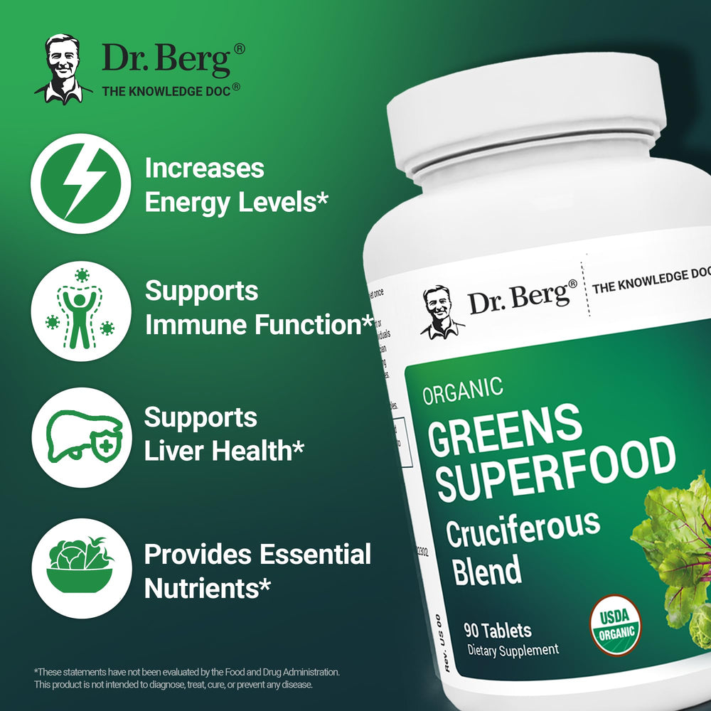 Graphic depicting 11 phytonutrient-rich greens