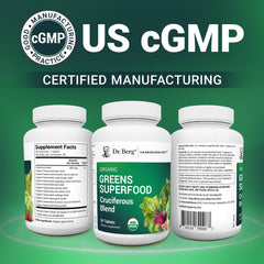 Organic certification emblem and ingredient sources
