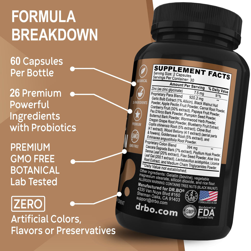 DR. BO daily-use packaging suggests simple routine for gut care