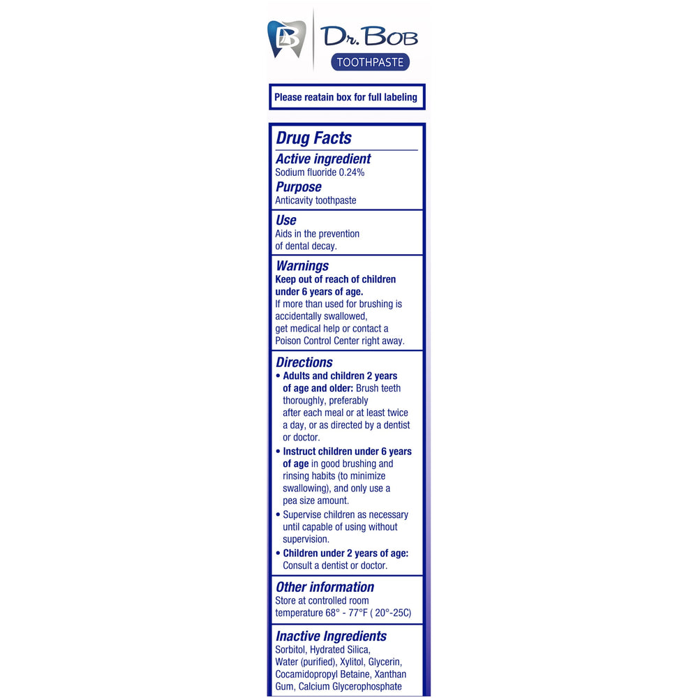 Dentist-recommended anticavity toothpaste for kids