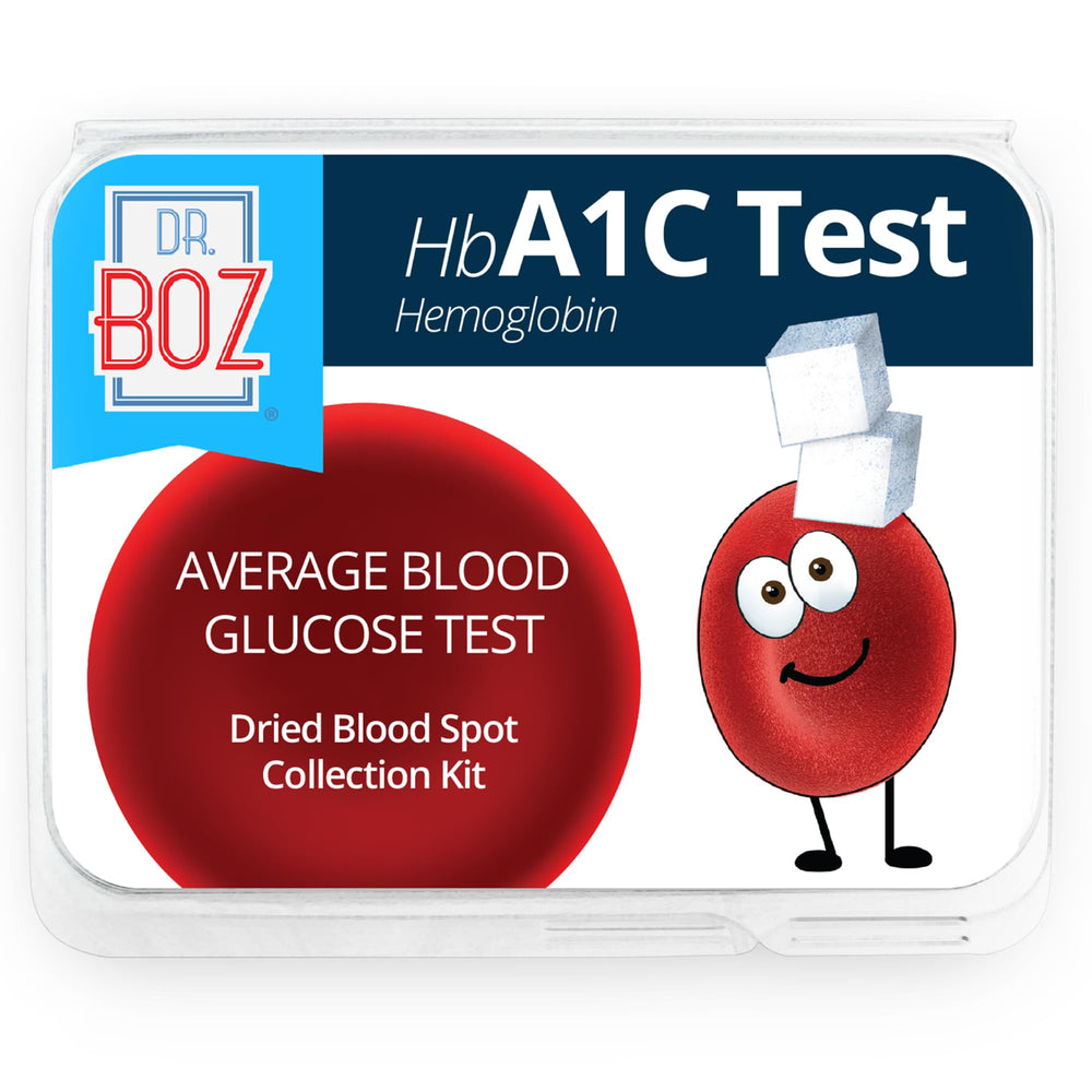 Dr. Boz Hemoglobin A1C Home Test Kit – front view