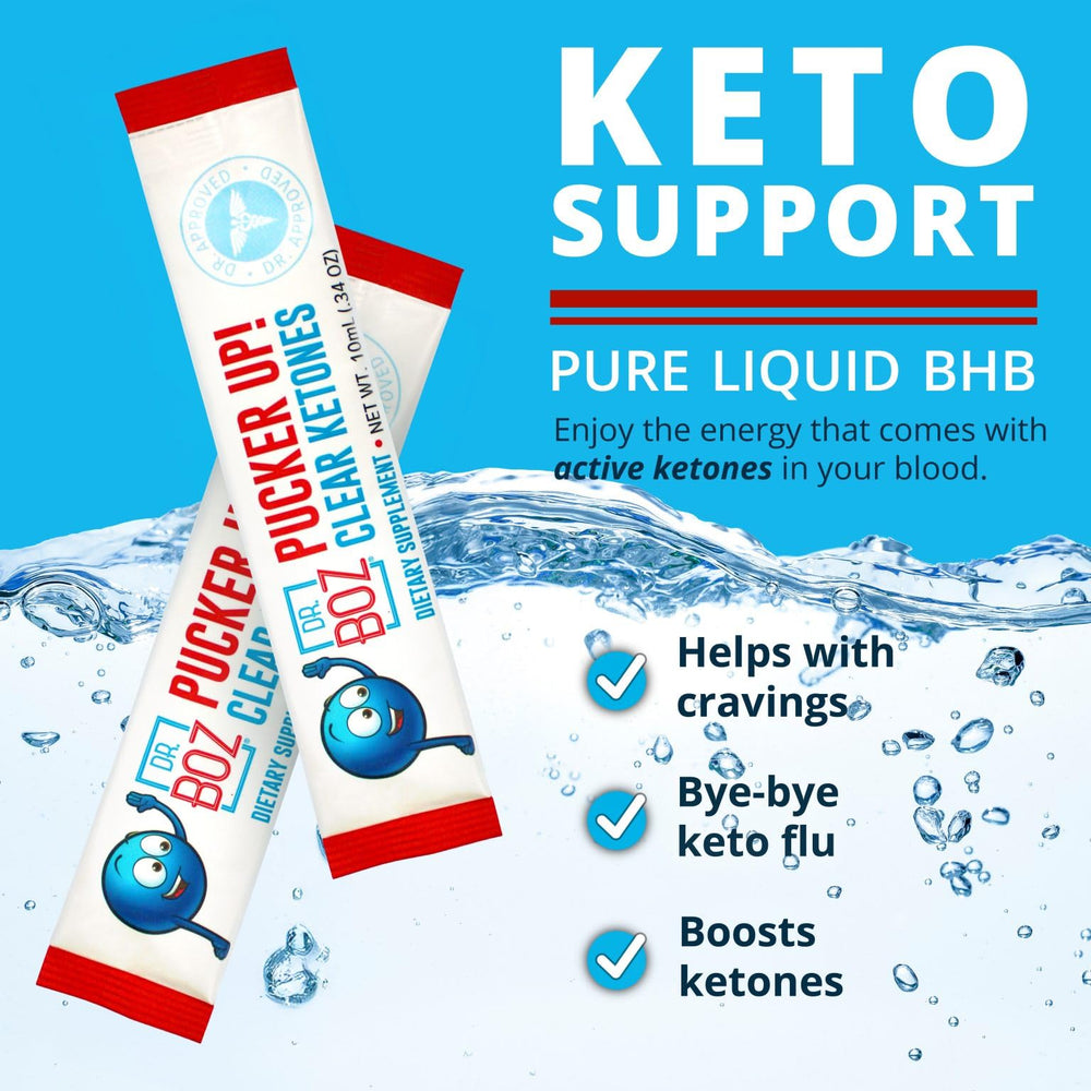 Pucker UP Clear Ketones 20-pack packets