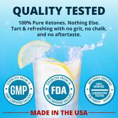 Liquid BHB formula close-up label