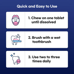 Travel-ready compact toothpaste tablets