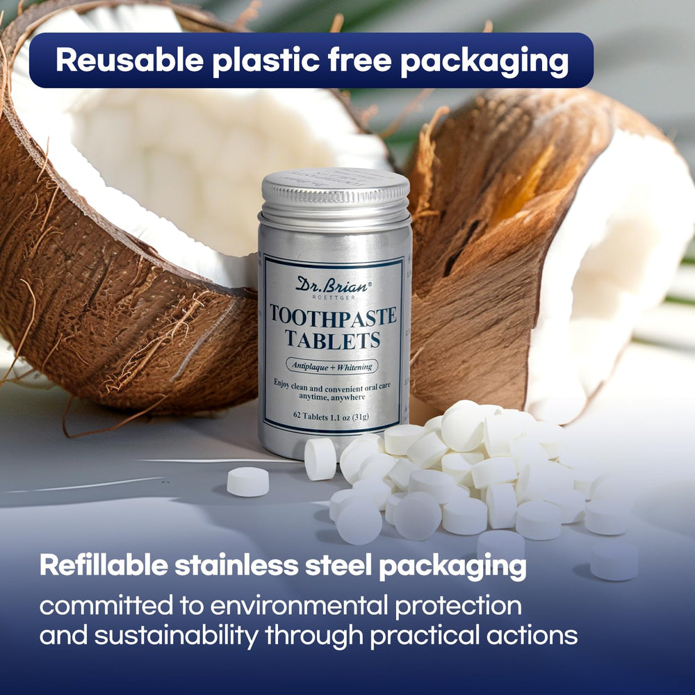 Easy usage: chew, brush and rinse