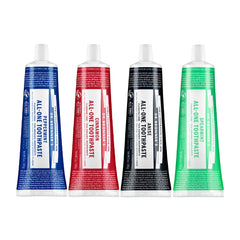 Peppermint flavor toothpaste 5 oz from Dr. Bronner's All-One 4-pack