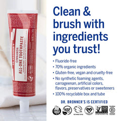Fresh breath and whitening effects visual