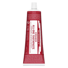 Packaging of Dr. Bronner's All-One Toothpaste Cinnamon 5 oz