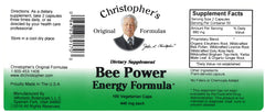 Lifestyle image with active person and Bee Power Energy bottle