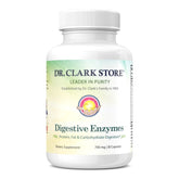 Dr. Clark Digestive Enzymes supplement bottle with 700mg capsules
