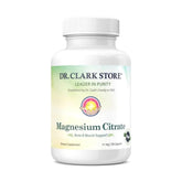 Dr. Clark Store Magnesium Citrate bottle label – 91 mg per capsule