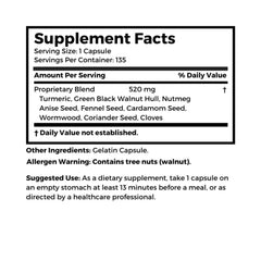 Dr Clark Store para-Zap capsules ready for daily supplementation