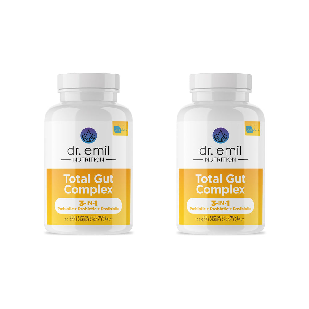 Dr. Emil Nutrition Total Gut Health Complex bottle front label