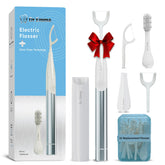Dr. Emma Electric Vibration Flosser Babyblue angled view