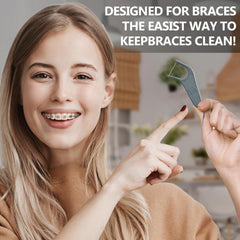 Two-pack box of Dr. Emma Orthodontic Flossers for braces