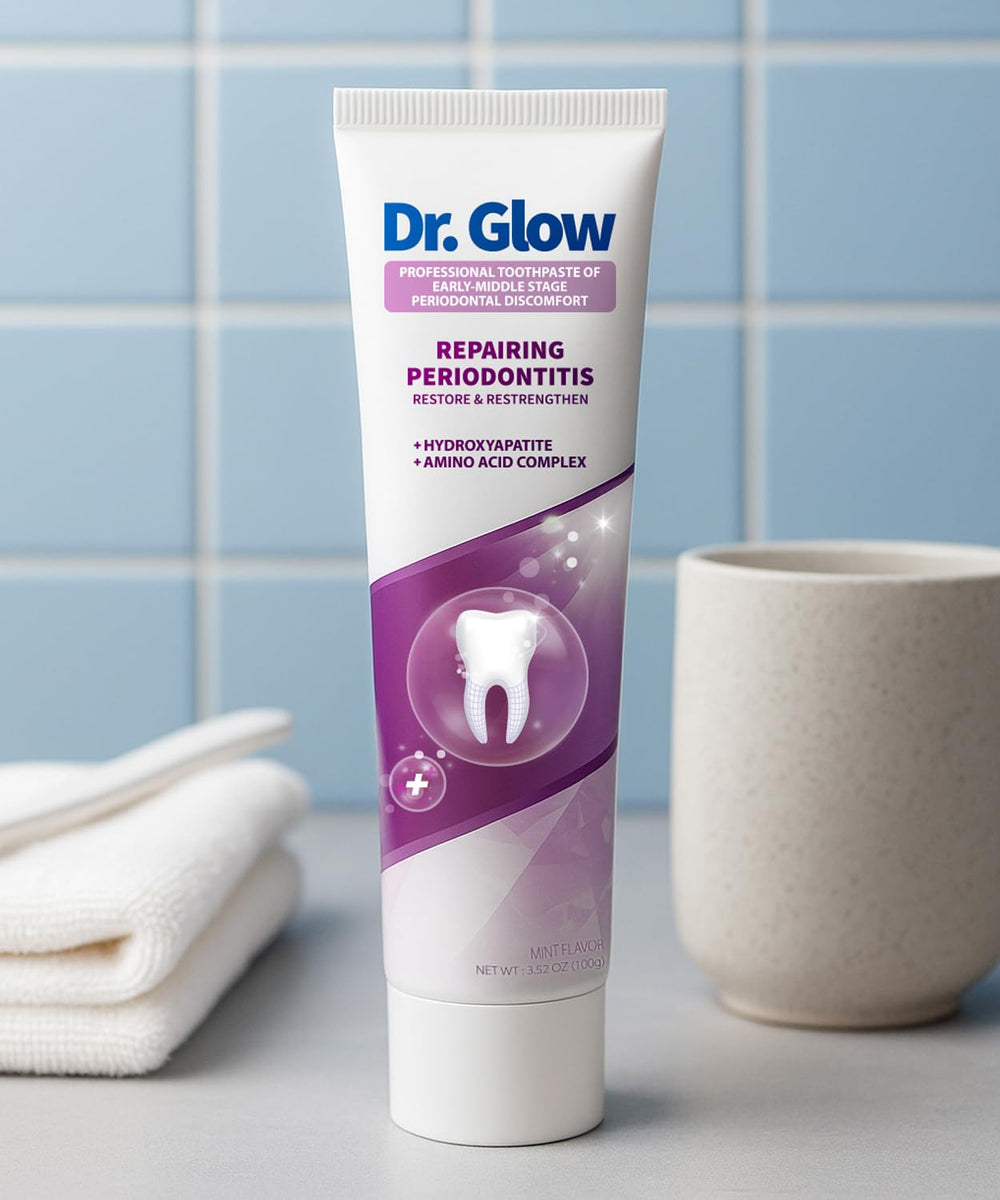 Fresh breath effect after using Dr. Glow toothpaste