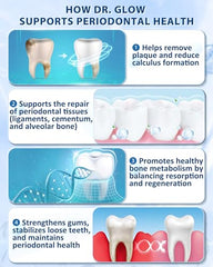 Hydroxyapatite toothpaste illustrating bone-support benefits