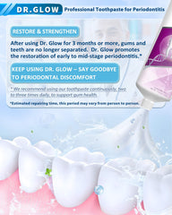 Close-up of toothpaste being applied to gums