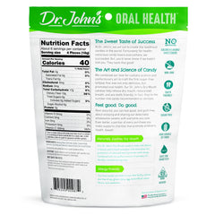 Close-up of Dr. John’s Orange Dry Mouth Drops, sugar-free and keto-friendly
