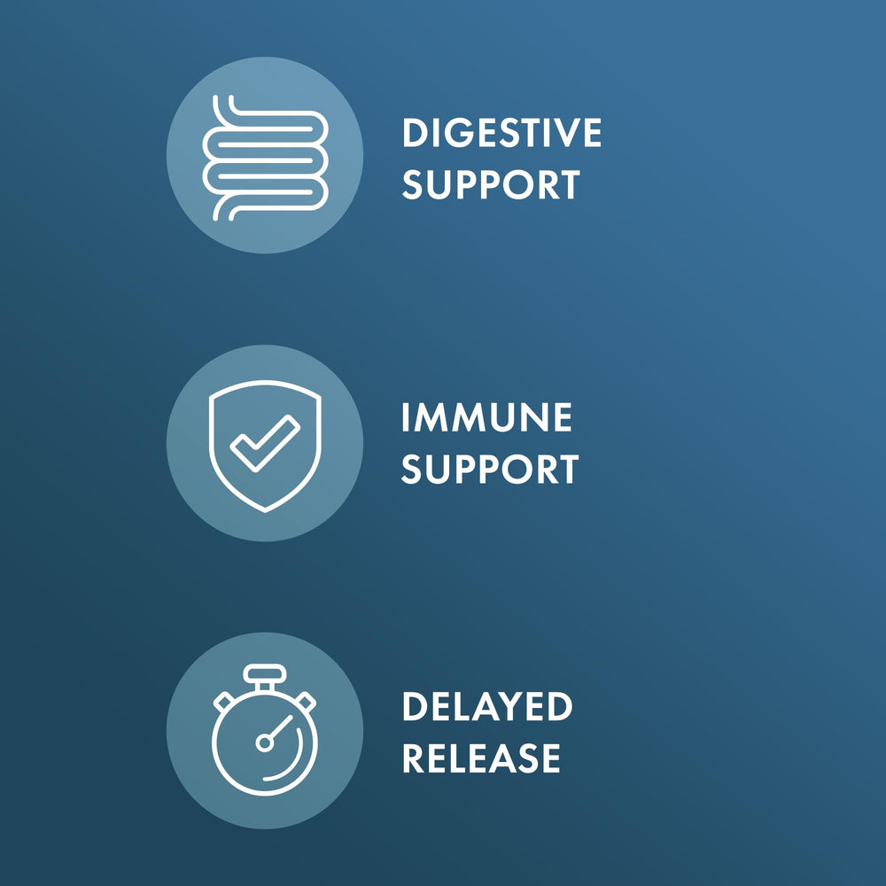 90 delayed-release capsules displayed for Biothin Probiotic