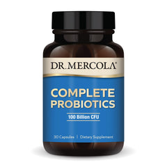 Dr. Mercola Complete Probiotics bottle with label