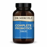 Dr Mercola Complete Probiotics bottle and box - 90 capsules
