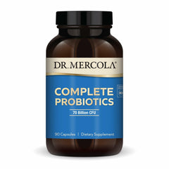 Dr Mercola Complete Probiotics bottle and box - 90 capsules