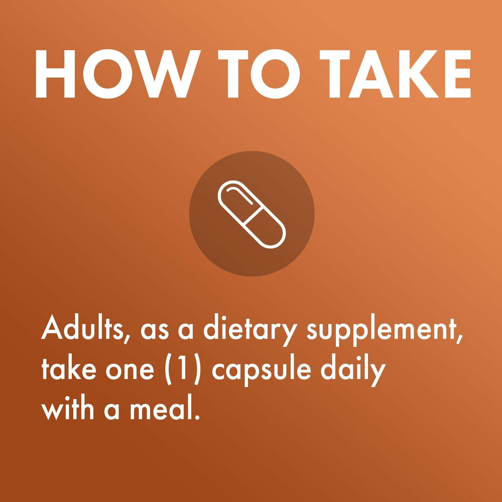Nutritional facts panel image for Curcumin Advanced