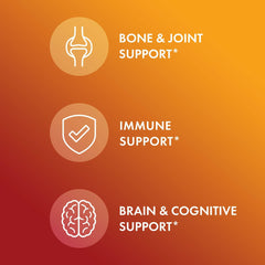 Capsules in a bottle for D3 & K2 supplement