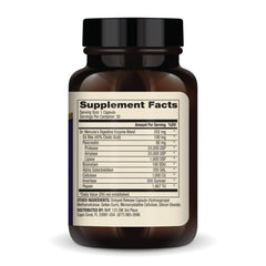 Dr Mercola Digestive Enzymes bottle side view