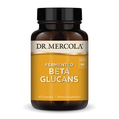 Dr. Mercola Fermented Beta Glucans bottle with label